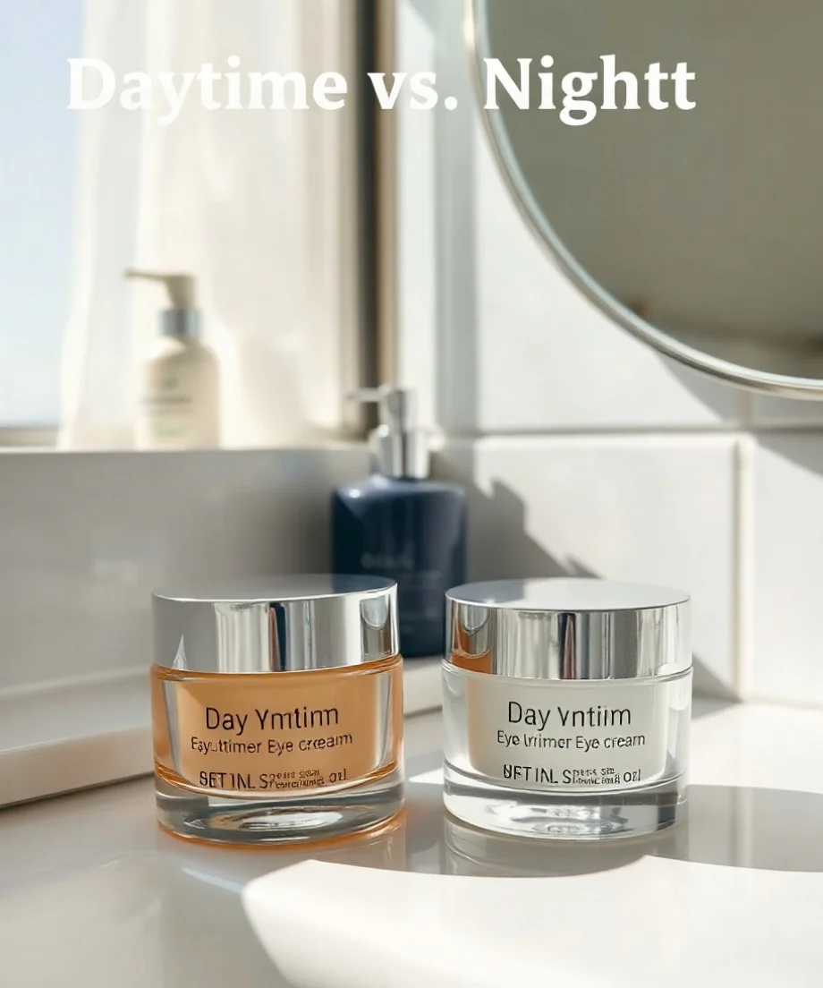 Daytime vs. Nighttime Eye Cream: Do You Need Both?