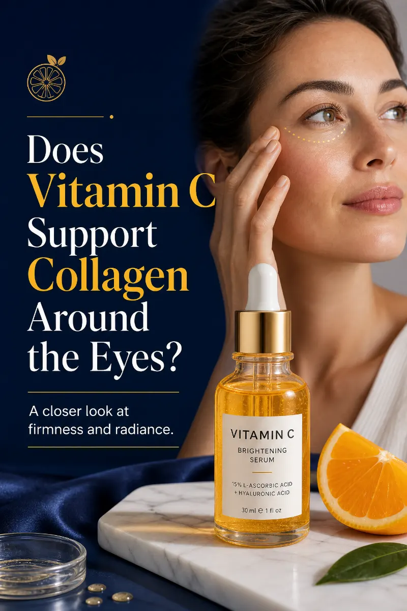 Does Vitamin C Support Collagen Around the Eyes?