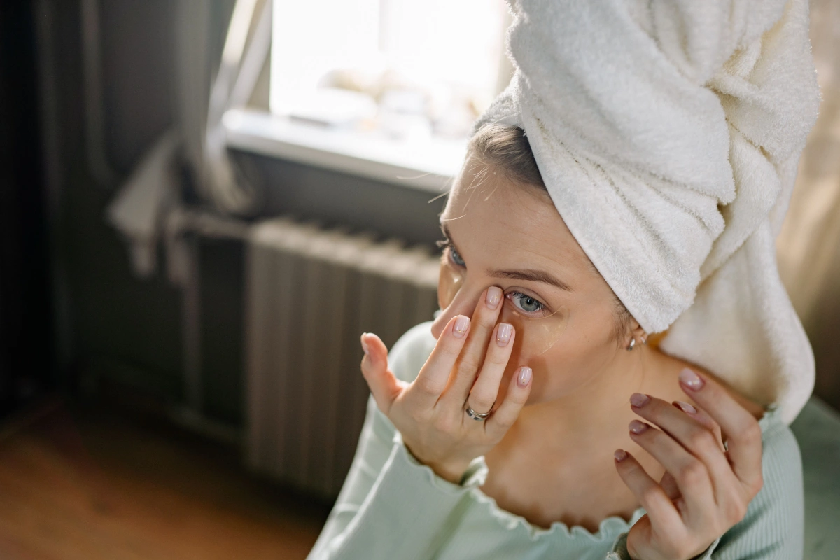 Under-eye skincare editorial feature