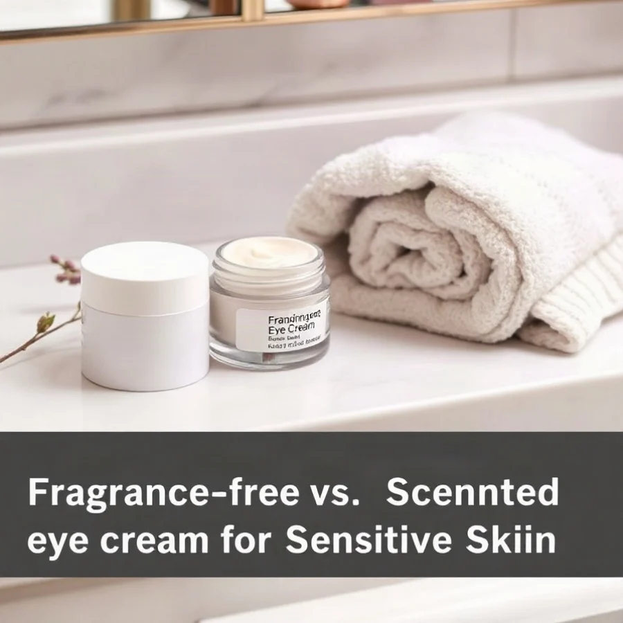 Fragrance-Free vs. Scented Eye Creams for Sensitive Skin