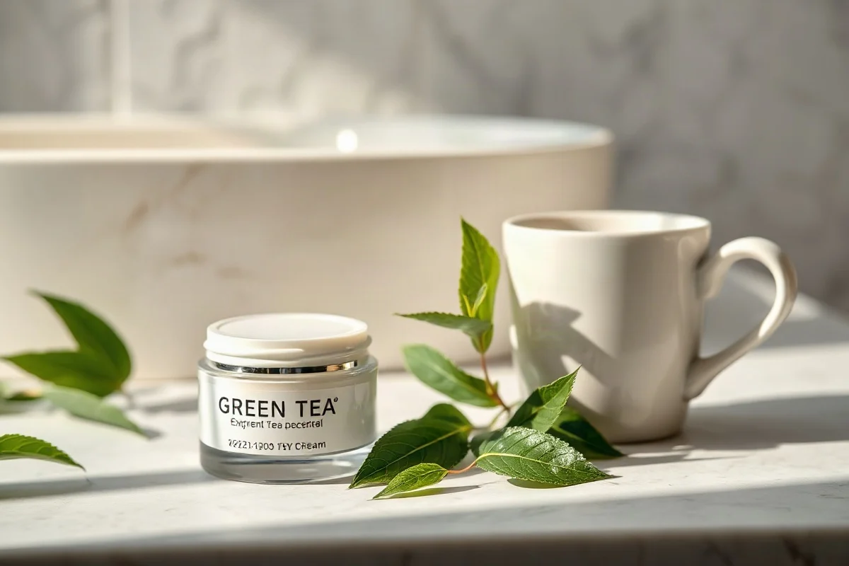 Green Tea Extract in Eye Creams: What Is It Supposed to Do?