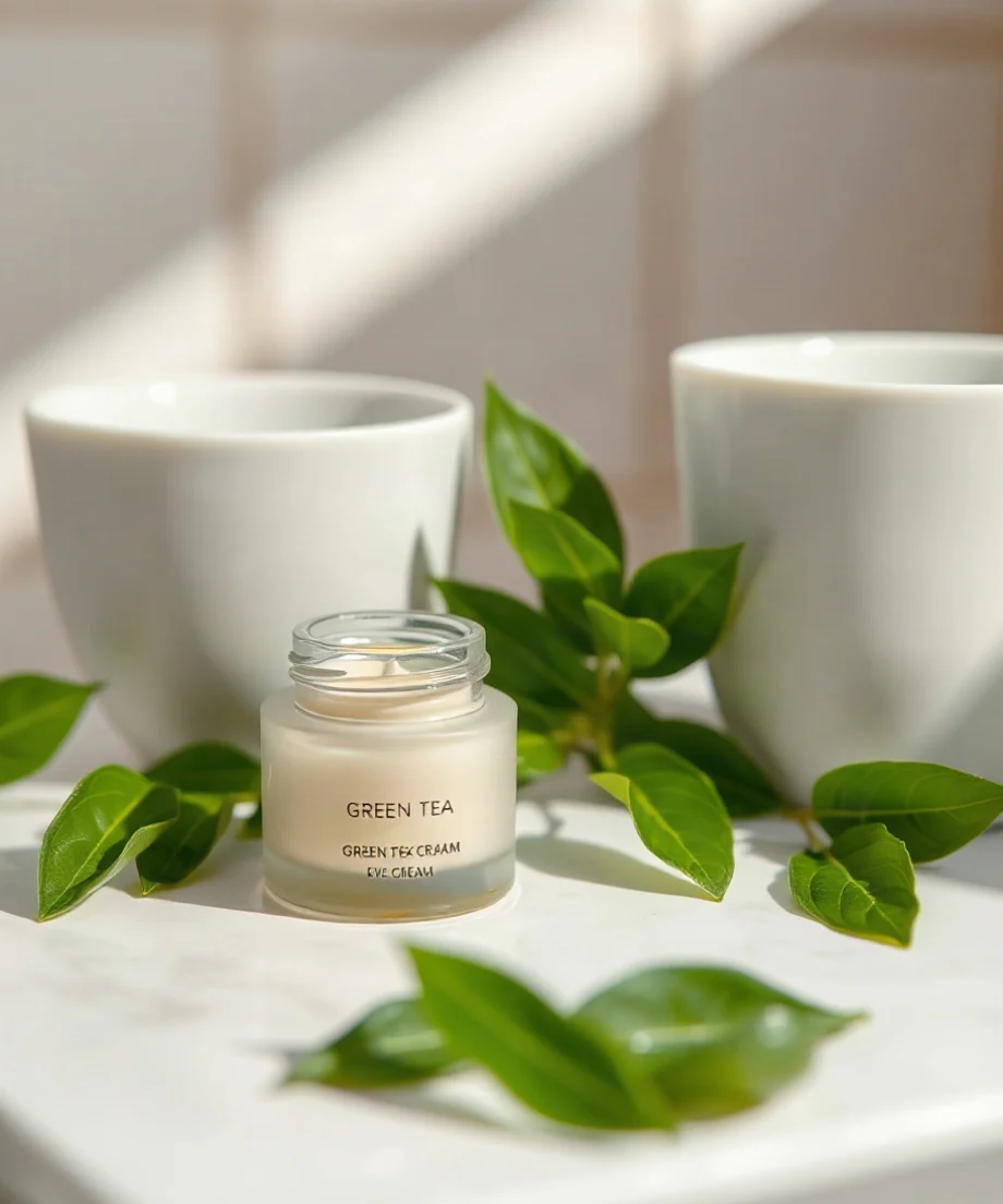 Green Tea Extract in Eye Creams: What Is It Supposed to Do?