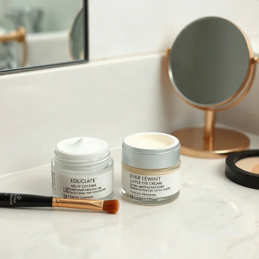 Lightweight vs. Thick Eye Creams Under Makeup