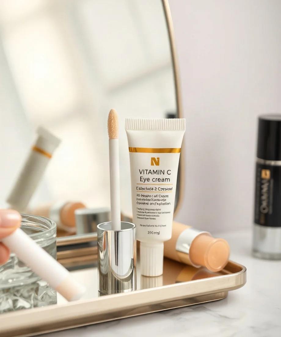 Using Vitamin C Eye Cream Under Concealer