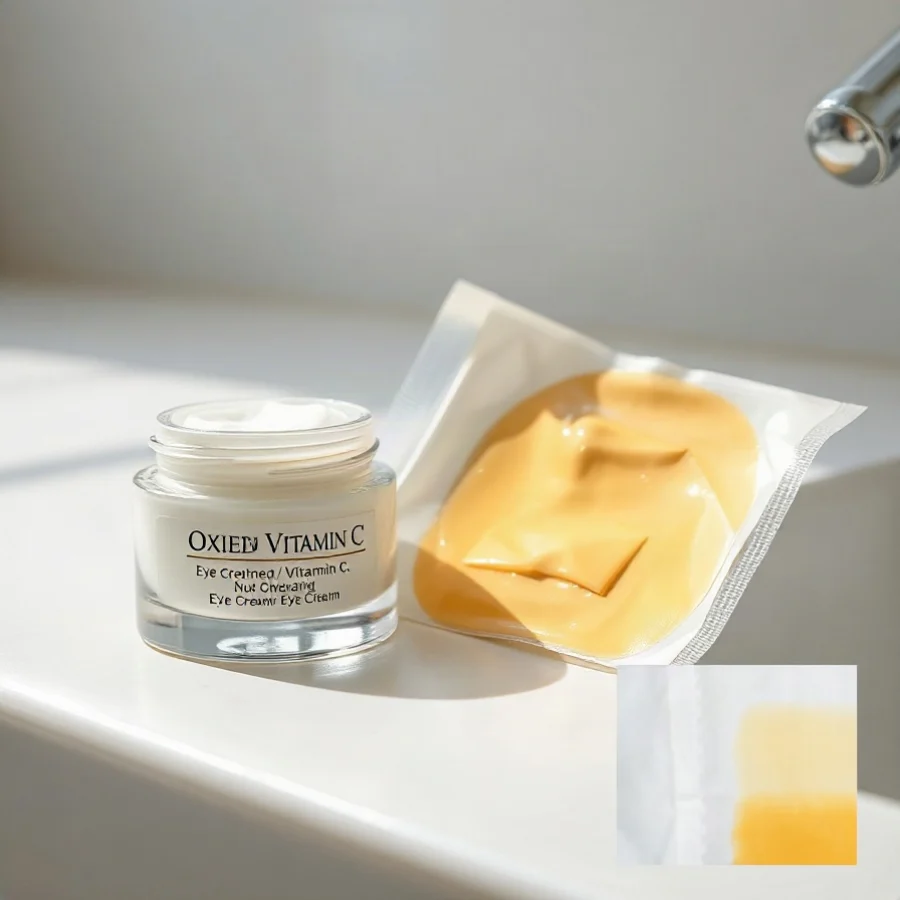 What Does Oxidized Vitamin C Eye Cream Look Like?
