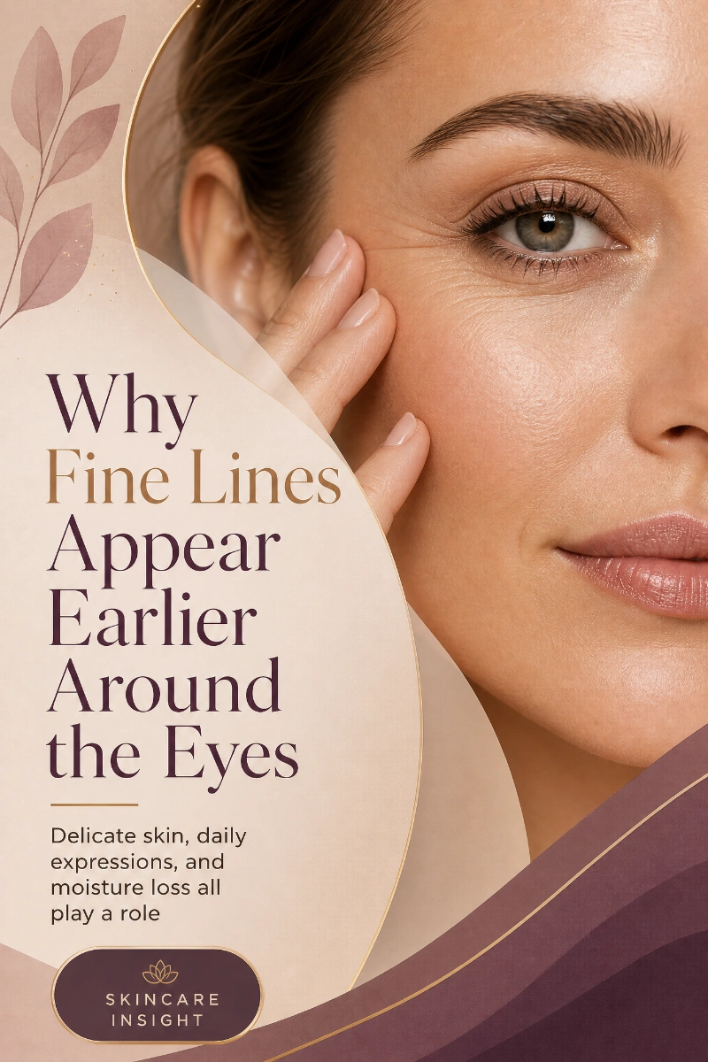 Why Fine Lines Show Up Earlier Around the Eyes