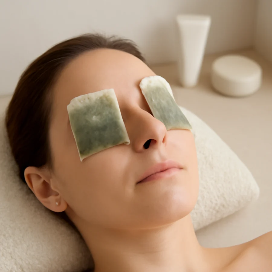 How Green Tea Bags Can Transform Your Under-Eye Area