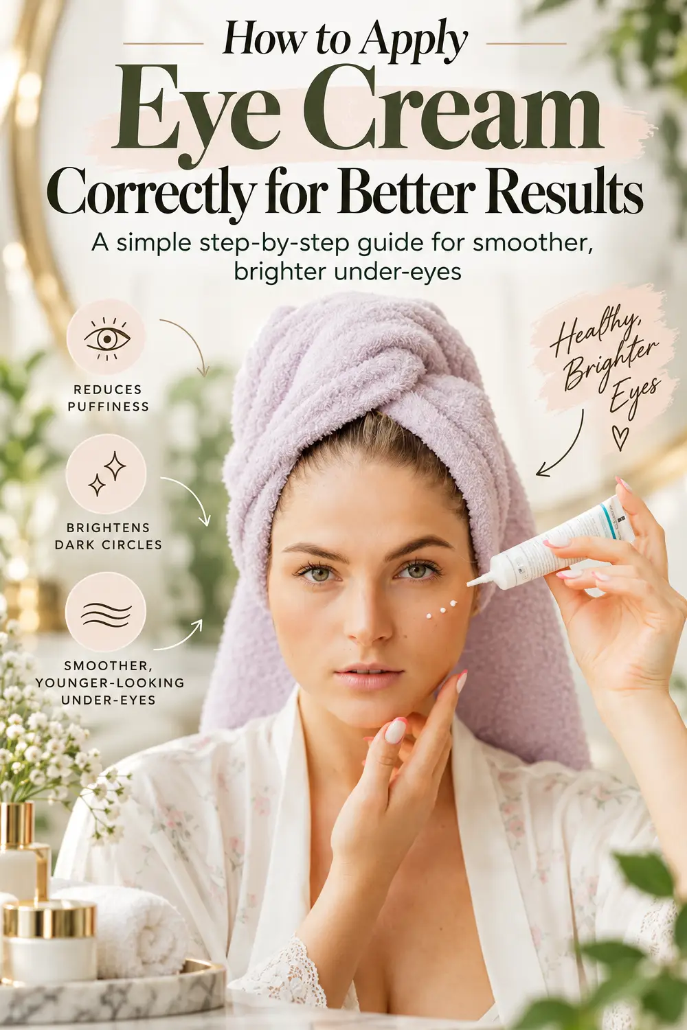How to Apply Eye Cream Correctly for better result