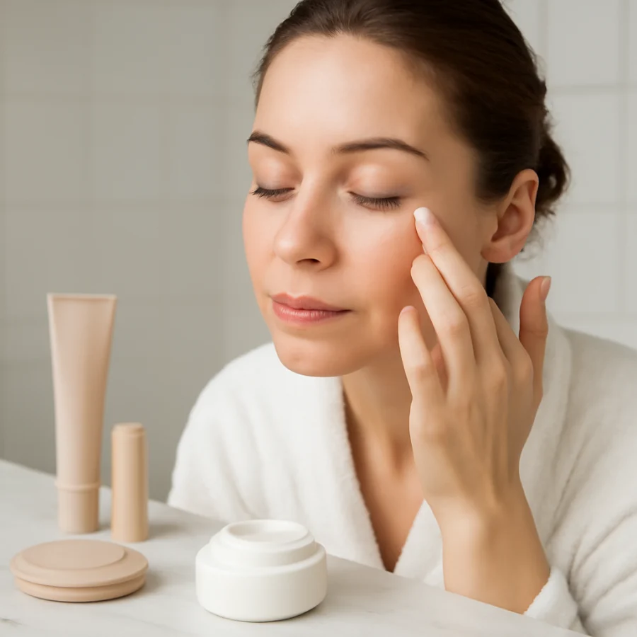 How to Apply Eye Cream Under Makeup