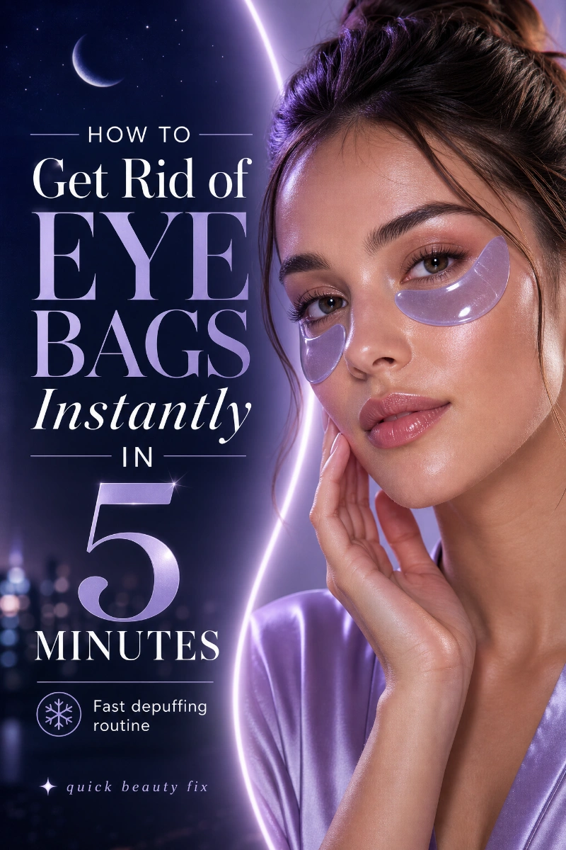 How to Get Rid of Eye Bags Instantly in 5