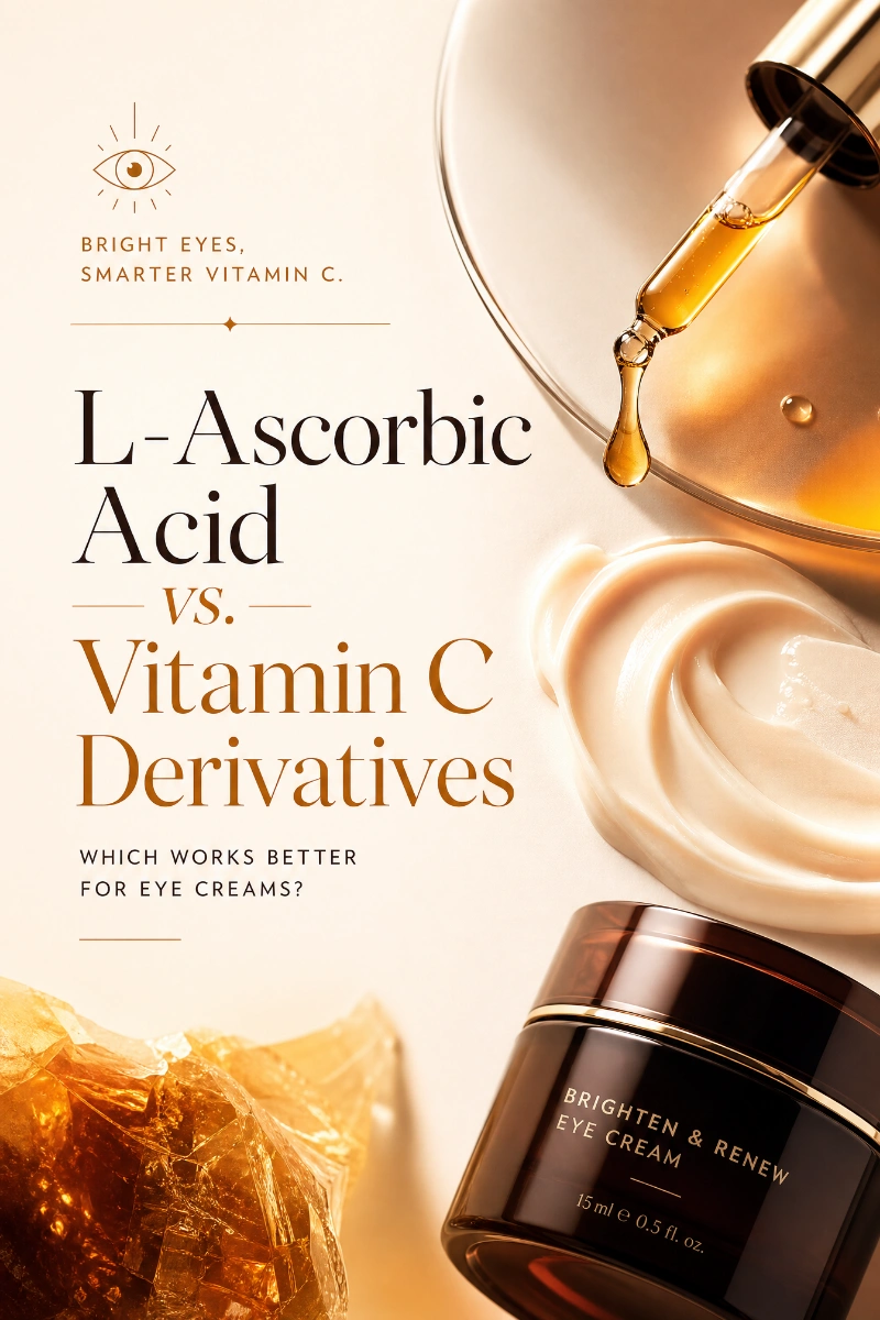 L-Ascorbic Acid vs. Vitamin C Derivatives in Eye Creams