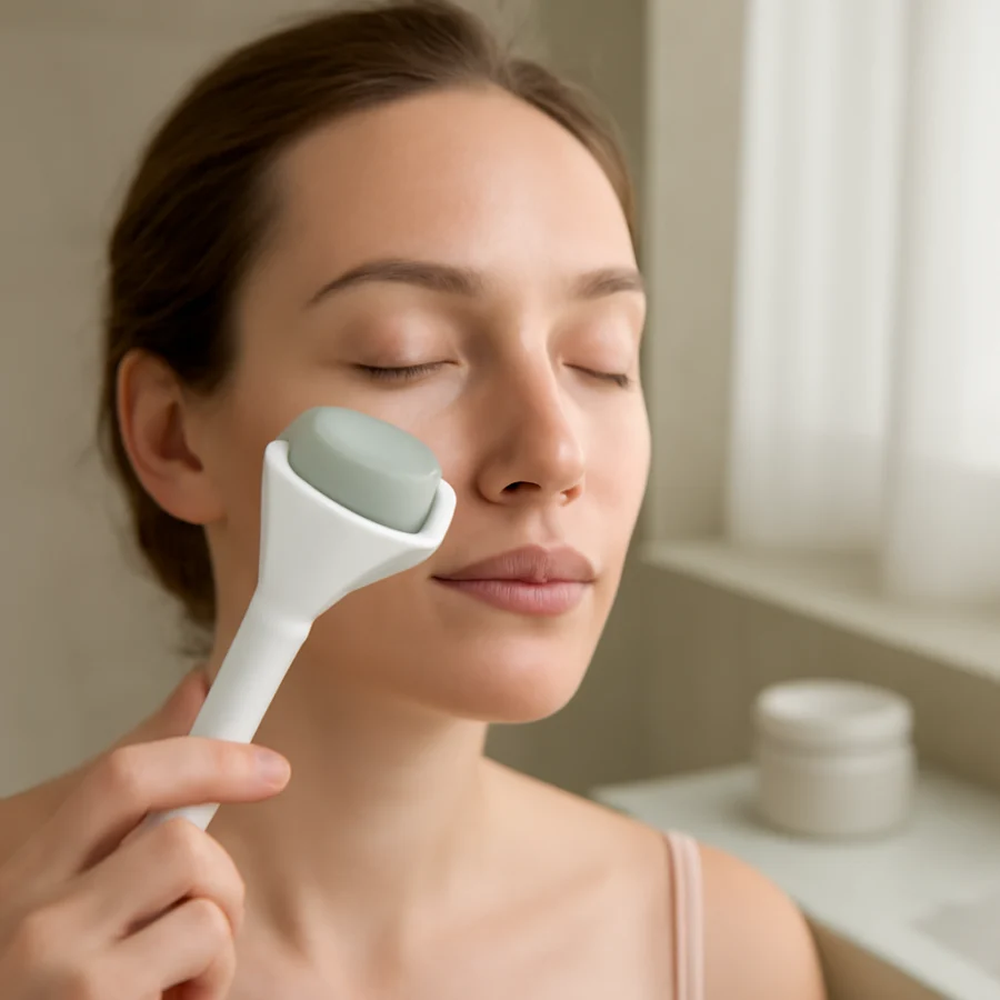 The Best Morning Ice Roller Techniques for Puffy Eyes