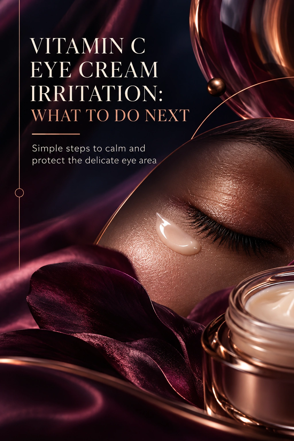 What to Do If Vitamin C Eye Cream Irritates Your Skin